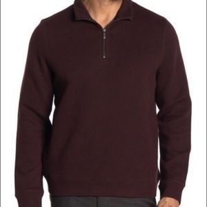 Toscano Mock Neck Quarter Zip Pullover Sweater Sz. XL